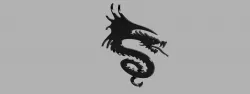 F2 Windsurfing Dragon logo 3D model