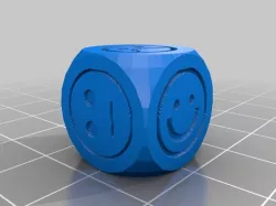 Face Dice Inverted