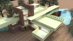 Falling Water house 3D model