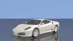 Ferrari f430 Low-poly  3D model