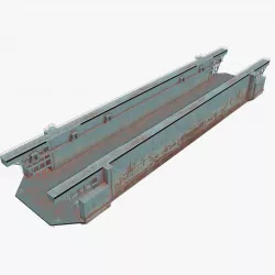 Floating Dock 1 Low-poly  3D model