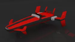 flying car 3D model
