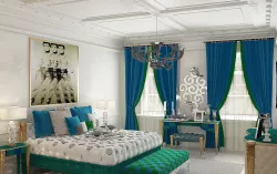 Fusion Style Bedroom 3D model