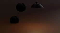 Futuristic Simple lamp 3D model
