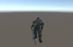 Garen commando - unity package and FBX Low-poly  3D model