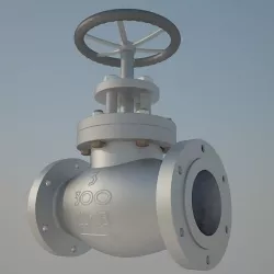 Globe Valve 3D model