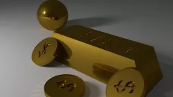 Gold package 3D model