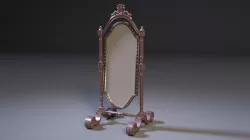 gothic mirror 3D model
