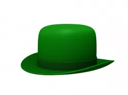 Green Party Hat  3D model