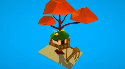 HIE Tree House N3 Low-poly  3D model