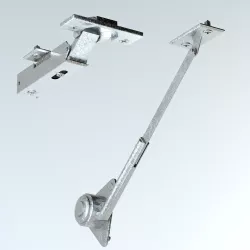 hinge and jack for cabinets 3D model