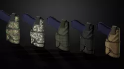 Holster Low-poly  3D model