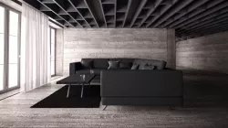 Home and Office - The dark sofa furniture design 05 3D model