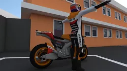 Honda Repsol RC213V 2012 Daniel Pedrosa 26 Low-poly  3D model