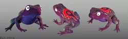 Horde frog 3D model