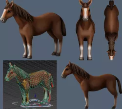 horse 3D model