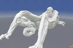 HR Giger inspired  Alien Xenomorph Bathtub 3D model