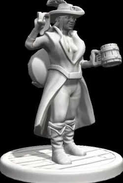Human Bard 3D model