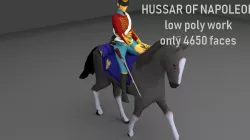 HUSSAR OF NAPOLEON 2019 Low-poly  3D model