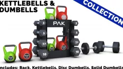 Kettlebells and Dumbbells Collection 3D model