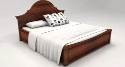 King Bed 3D model
