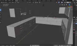 kitchen unit 3D model