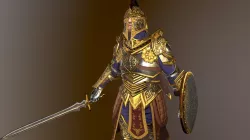 Knight Low-poly  3D model