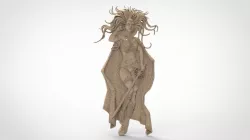 lady warrior 3D models for artcam and aspire 3D model