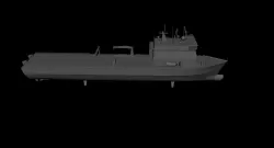 Landing Ship Bay-Class Low-poly  3D model