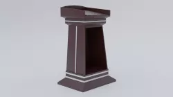 Lectern Low-poly  3D model