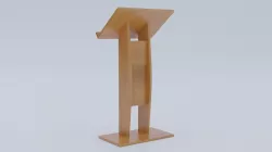 Lectern - Pulpit Low-poly  3D model