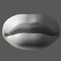 Lip Male  3D model
