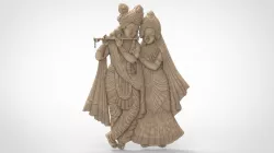 Lord krishna 3D models for artcam and aspire 3D model