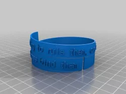 Lord of the Rings Word Bracelet