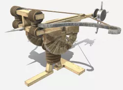 Low Poly PBR Balista Low-poly  3D model