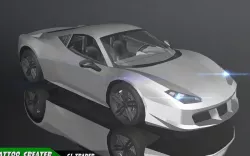 Low-Poly Racing Car McLaren 540C Coupe 3d model Low-poly  3D model