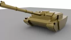 Low poly tank Low-poly  3D model