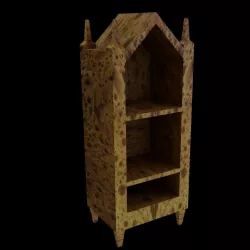 Low-Poly Victorian Cabinet Low-poly  3D model