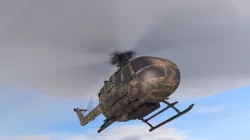 Low poly VR AR game ready military Helicopter  Low-poly  3D model