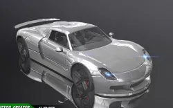 Lowpoly Hennessey Venom GT Racing Car 3D Model Low-poly  3D model