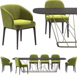 Marelli - Twig Dining 3D model