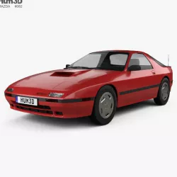 Mazda RX-7 coupe 1985 3D model