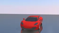 McLaren MP4-12C Low-poly  3D model