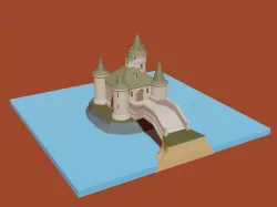 Medieval Castle 3D model