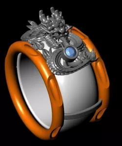 men ring  3D model