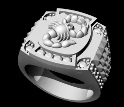 MEN RINGS 3D model