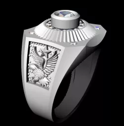 MEN RINGS 3D model