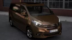 Minivan Car Low-poly  3D model