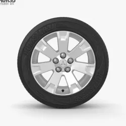 Mitsubishi Outlander XL 18 inch rim 001 3D model