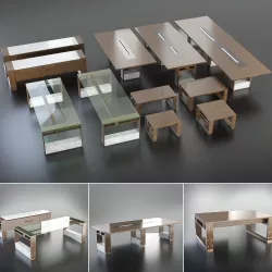 Mobica LUXEMBOURG Office set  3D model